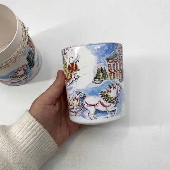 Anthropologie Dashing Through the Snow Candle NEW - Picture 6 of 7